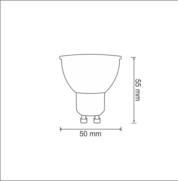 LED Žiarovka 1xGU10/3,5W/230V 3000K