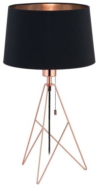 Eglo 39178 - Stolná lampa CAMPORALE 1xE27/60W/230V