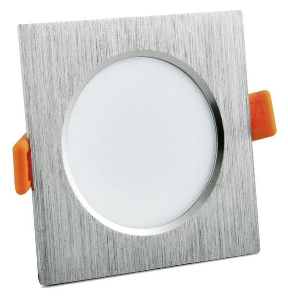 LED Podhľadové svietidlo VENUS LED/7W/230V strieborná hranaté