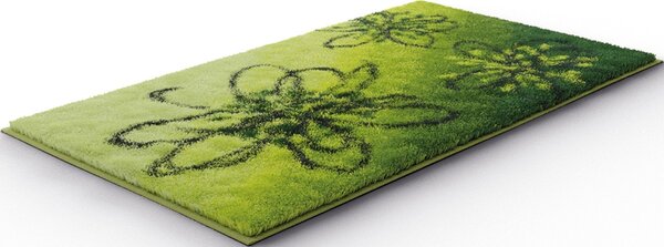 GRUND LUSIA - Kúpeľňová predložka zelená Rozmer: 60x100 cm