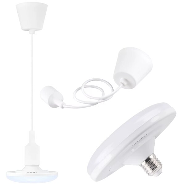 LED Závesné svietidlo KIKI 1xE27/10W/230V biele