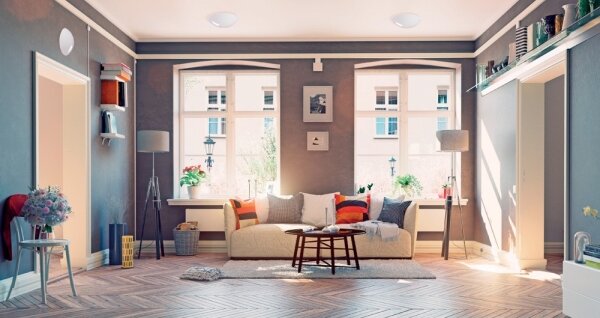 Kanlux 25690 - Stropné svietidlo PLAFMIN 1xE27/40W/230V