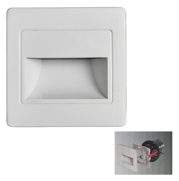 LED Schodiskové svietidlo STEP LIGHT LED/1,5W/230V biela