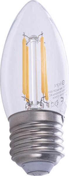 LED Žiarovka FILAMENT E27/4W/230V 2700K