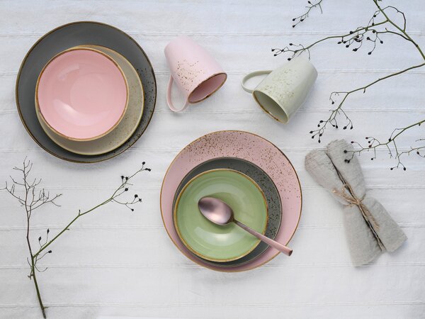 KOMBINOVANÝ SERVIS Nature Vintage Garden 16-dielne Creatable - Online Only bytové doplnky, Online Only
