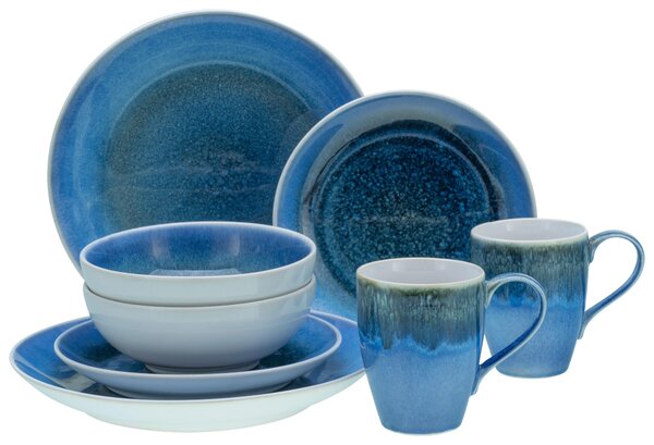 KOMBINOVANÝ SERVIS, 8-dielne, kamenina Creatable - Online Only bytové doplnky, Online Only