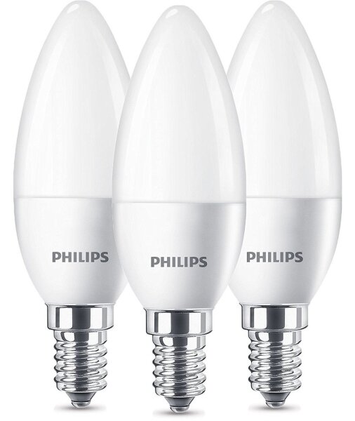 Sada 3x LED Žiarovka Philips E14/5,5W/230V 2700K