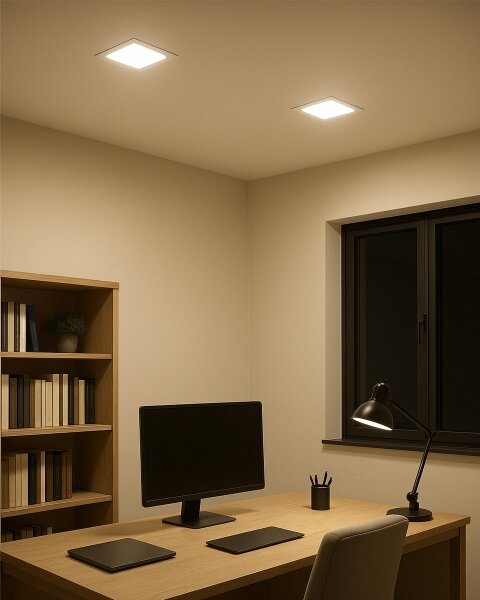 LED Podhľadové svietidlo SQUARE LED/15W/230V 4200K 18,8x18,8 cm biela