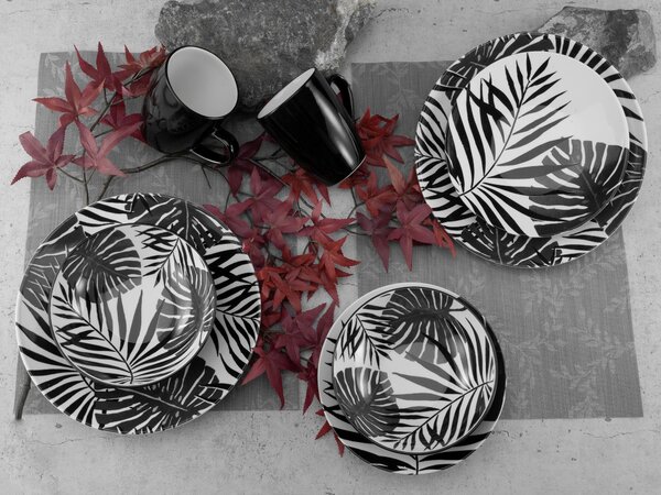 KOMBINOVANÝ SERVIS, 16-dielne, kamenina Creatable - Online Only bytové doplnky, Online Only
