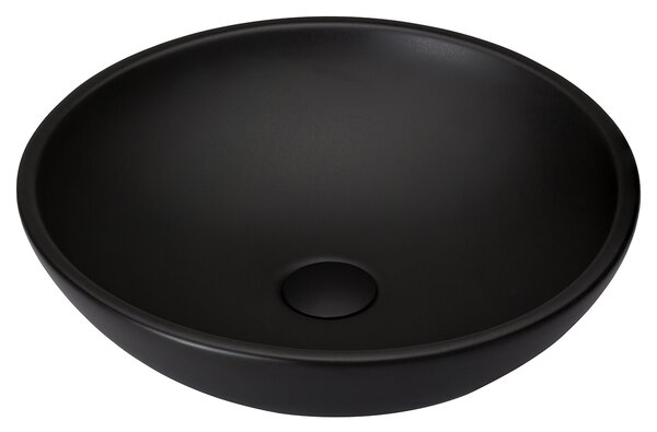 Cerano Tahia, umývadlo na dosku ⌀ 43 cm, čierna, CER-CER-403380