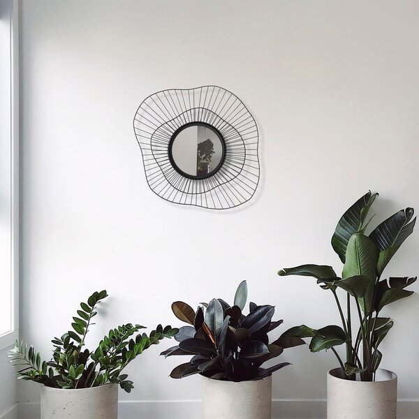 Nástenné zrkadlo 69x60 cm Flora – Wallity