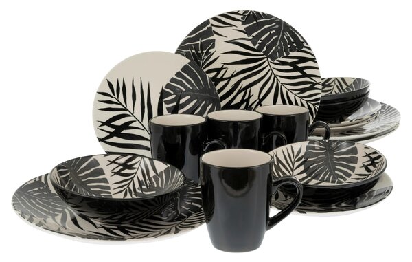 KOMBINOVANÝ SERVIS, 16-dielne, kamenina Creatable - Online Only bytové doplnky, Online Only