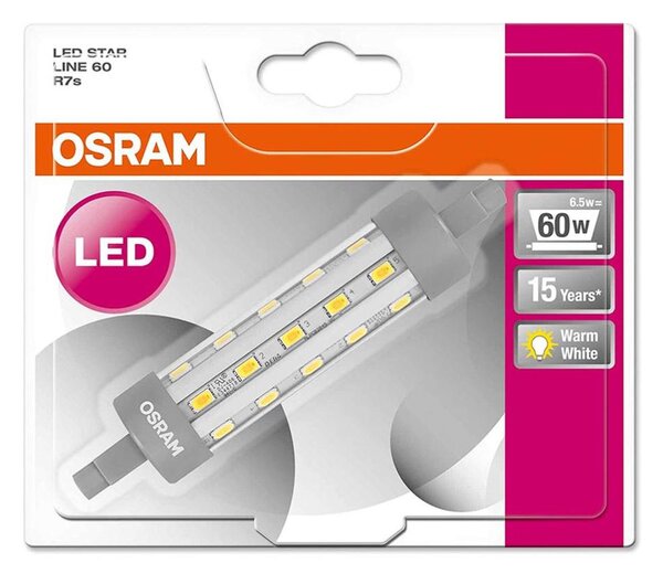 LED Žiarovka R7s/6,5W/230V 2700K - Osram 118 mm