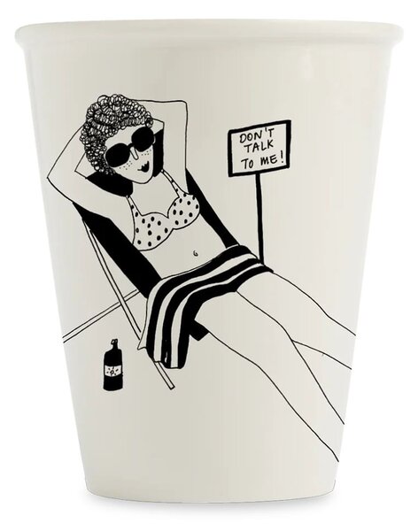 Porcelánový hrnček Don't Talk To Me 220 ml