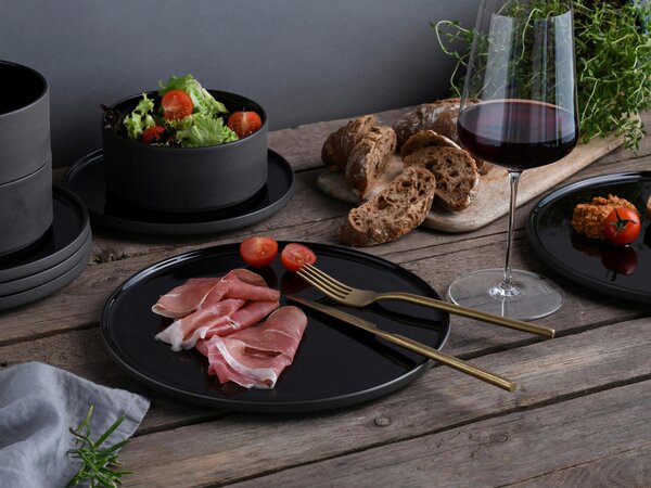 KOMBINOVANÝ SERVIS, 16-dielne, kamenina Creatable - Online Only bytové doplnky, Online Only