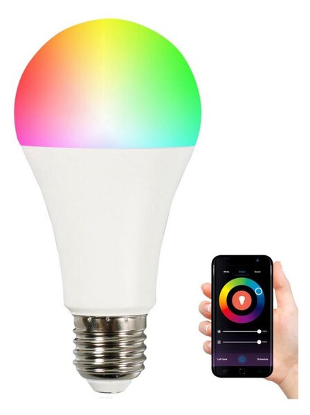 RGBW LED Stmievateľná žiarovka A65 E27/11W/230V 2700-6500K Wi-Fi Tuya