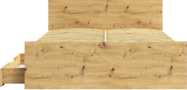 MEBLINE Posteľ 160x200 MAXIS 04 dub artisan