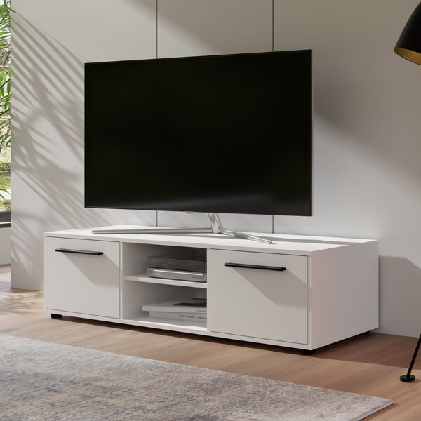MEBLINE Komoda RTV MAXIS 09 biela