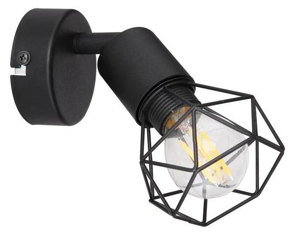 Globo 54802S-1 - Nástenné bodové svietidlo XARA 1xE14/40W/230V čierna