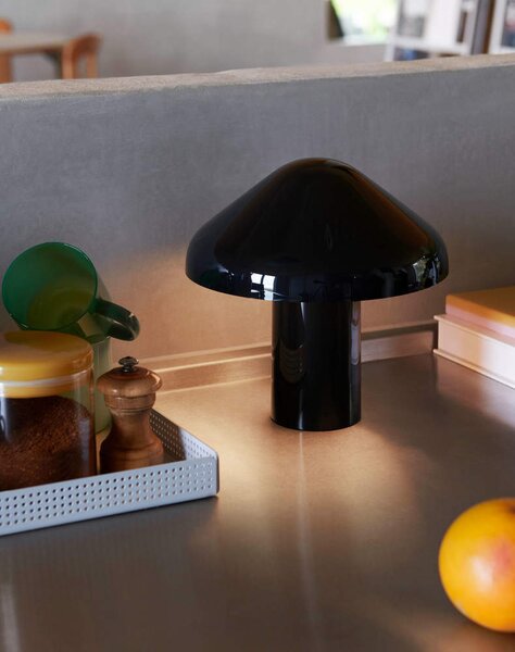 HAY Prenosná lampa Pao Ø23, soft black AE380