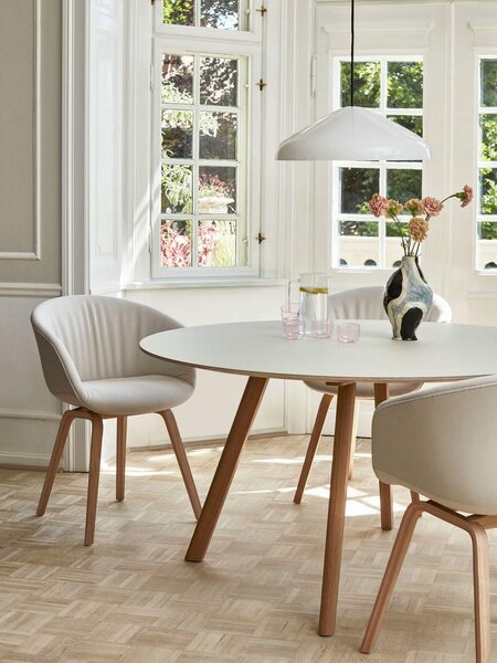HAY Závesné svietidlo Pao Steel Ø47, cream white AB081