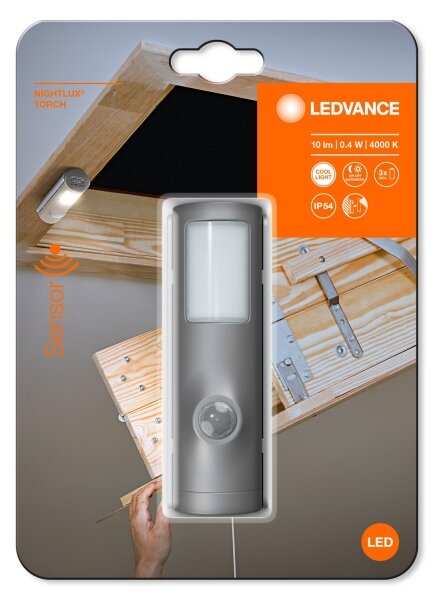 Ledvance - LED Orientačné svietidlo so senzorom NIGHTLUX LED/0,35W/3xAAA IP54