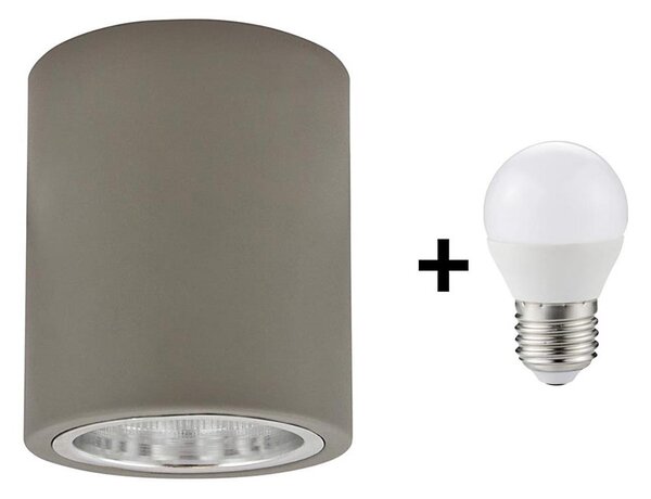 LED Stropné svietidlo JUPITER 1xE27/6W/230V 120x98 mm
