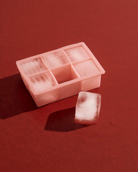 HAY Forma na ľad Ice Cube Tray XXL, pink
