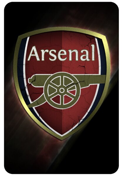 Textilná nálepka na stenu "Arsenal FC"