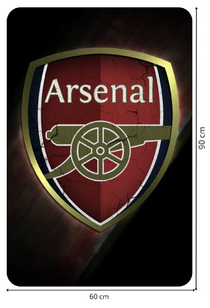 Textilná nálepka na stenu "Arsenal FC"