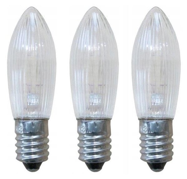 Markslöjd 8263 - SADA 3x Priemyselná vianočná žiarovka TOPPLAMPA E10/3W/34V