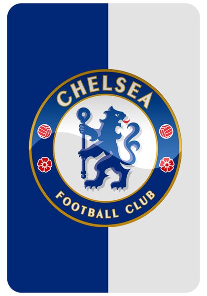 60x90cm Chelsea FC - textilná nálepka na stenu