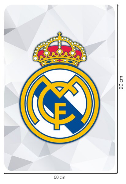 Textilná nálepka na stenu "Real Madrid CF"