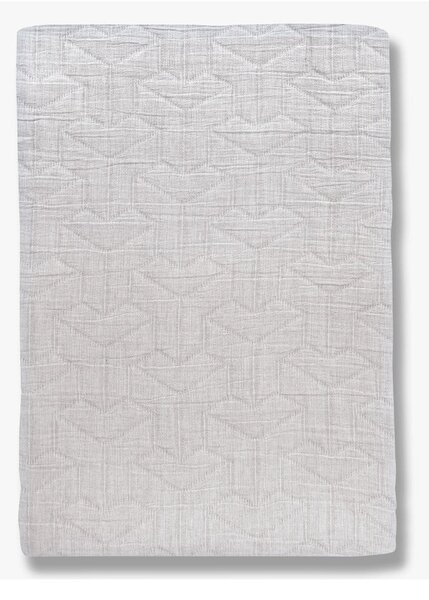 Biely prehoz z recyklovanej bavlny na dvojlôžko 220x250 cm Trio - Mette Ditmer Denmark