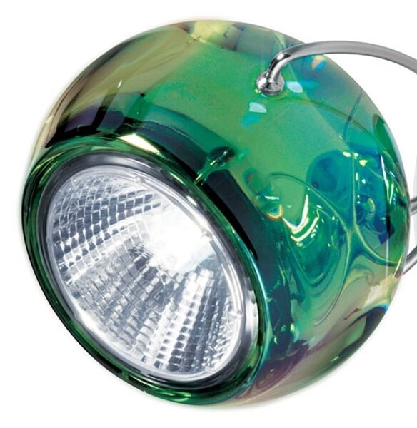 Fabbian Beluga Colour – závesná lampa, zelená