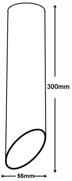 Stropné svietidlo VALDA 1xGU10/60W/230V čierna