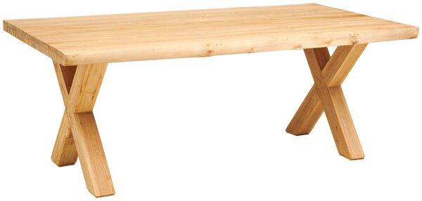 JEDÁLENSKÝ STÔL, tíkové drevo, prírodná farba, 200/100/78 cm Livetastic - Online Only jedálne, Online Only