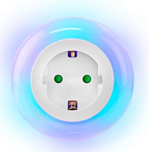 Nedis LNLGSOCK01 - LED Nočné svetlo so senzorom LED/0,6W/230V