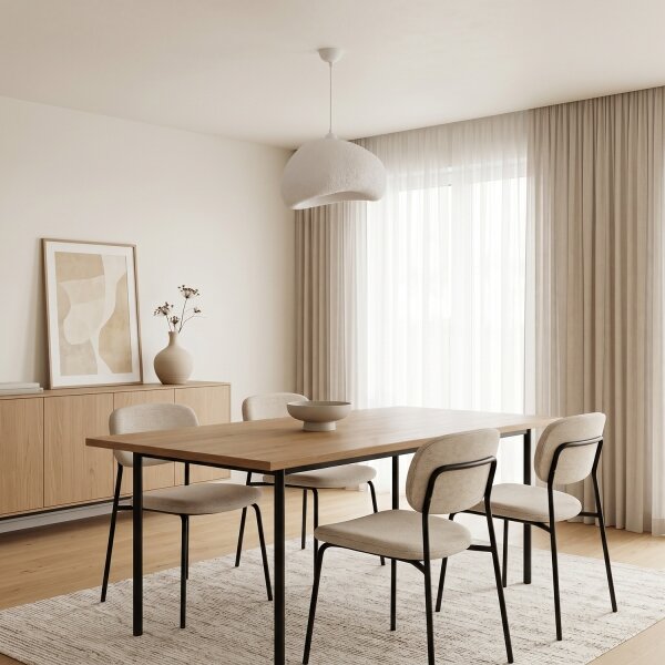 Brilagi - Závesné svietidlo na lanku WABI SABI 1xE27/40W/230V priemer 42 cm biela