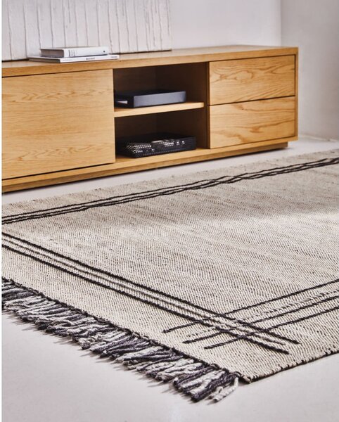 TV stolík v dekore duba v prírodnej farbe 150x44 cm Abilen - Kave Home