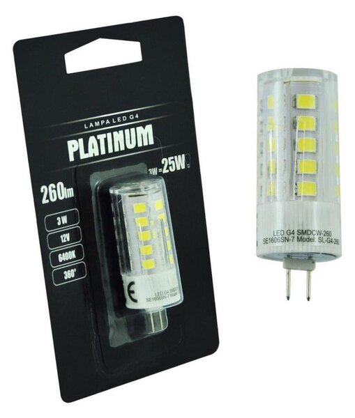 LED Žiarovka G4/3W/12V 6500K