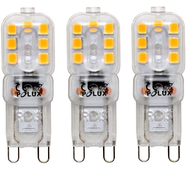 SADA 3x LED Žiarovka G9/2,5W/230V 3000K