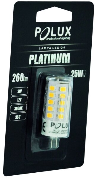 LED Žiarovka G4/3W/12V 3000K