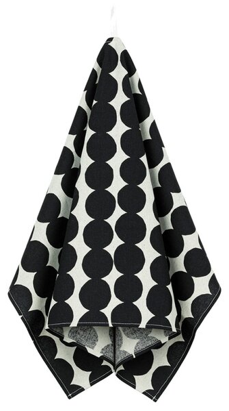 Marimekko Utierka Räsymatto 43x70cm, čierno-biela