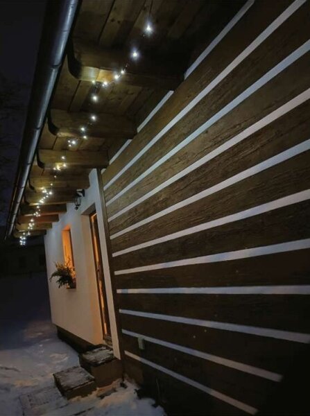 LED vonkajšia reťaz 40xLED/9m IP44 studená biela