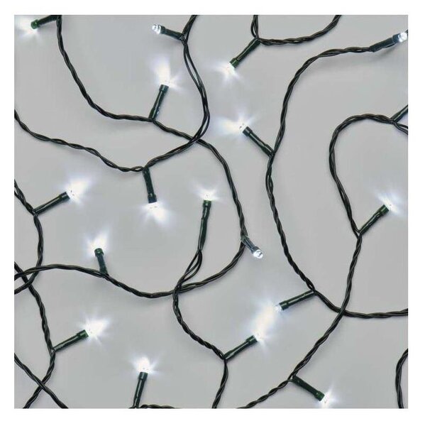 LED vonkajšia reťaz 40xLED/9m IP44 studená biela