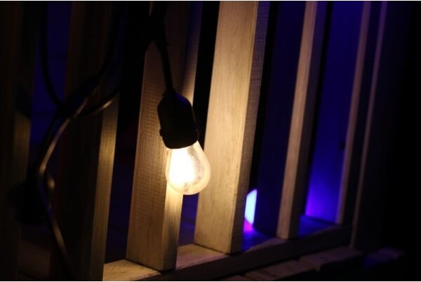 SADA 2x LED Žiarovka PARTY E27/0,5W/36V 2200K