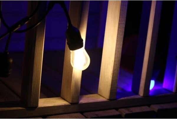SADA 2x LED Žiarovka PARTY E27/0,5W/36V 2200K