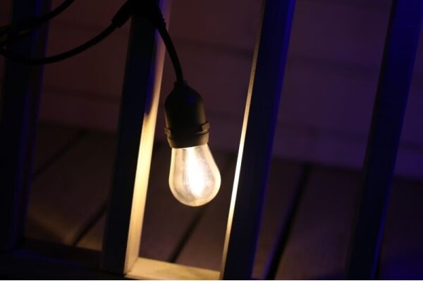 SADA 2x LED Žiarovka PARTY E27/0,5W/36V 2200K