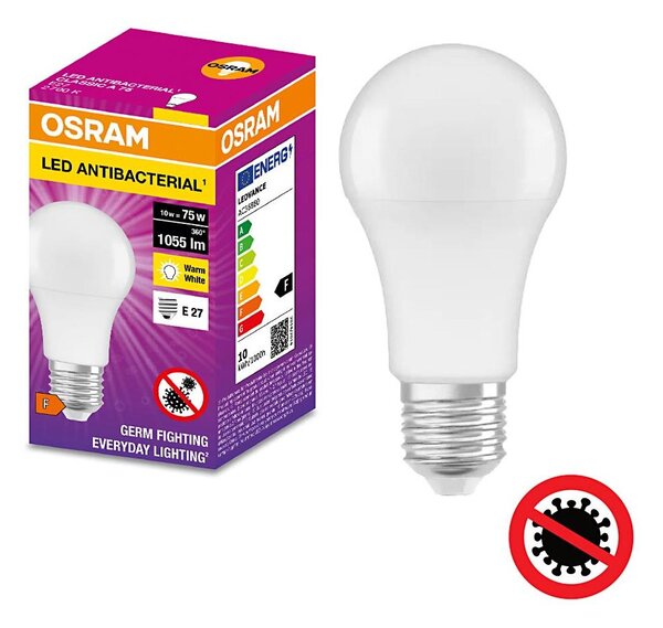 LED Antibakteriálna žiarovka A75 E27/10W/230V 2700K - Osram